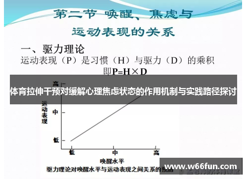体育拉伸干预对缓解心理焦虑状态的作用机制与实践路径探讨